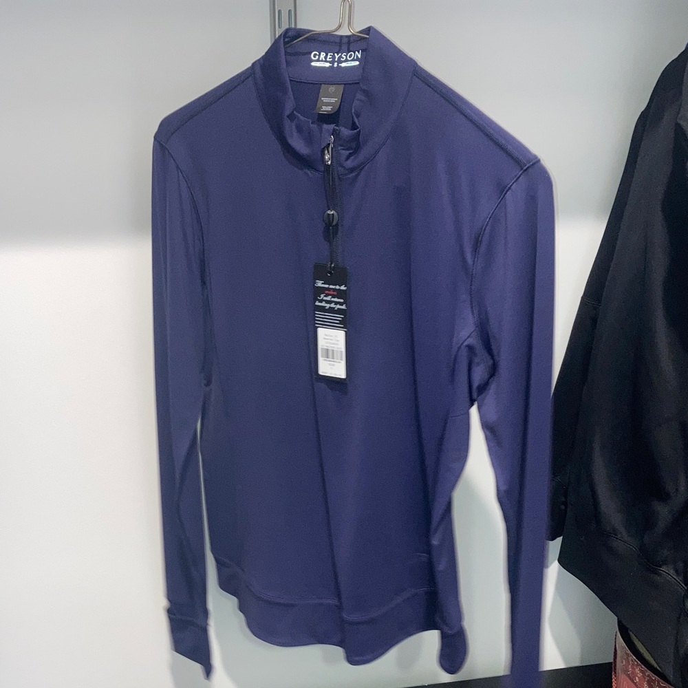 Greyson Deep Blue Quarter-Zip Pullover